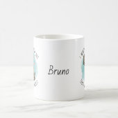 Personalisierter Jack Russell Besitzer, Mama, Papa Kaffeetasse (Mittel)