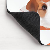 Personalisierter Jack Russell Dog Baseball Jersey Mousepad (Ecke)