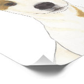 Personalisierter Jack Russell Terrier Art Fotodruck (Ecke)