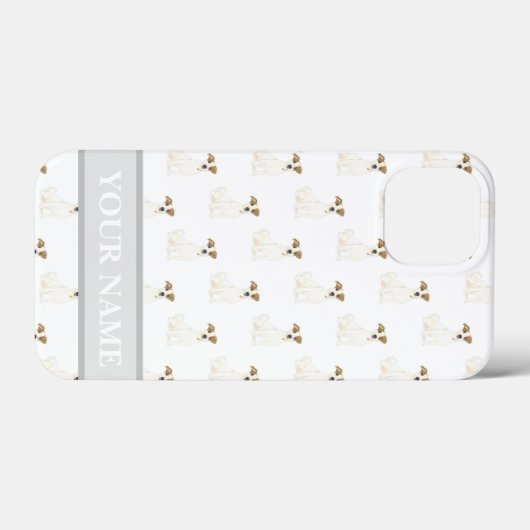 Personalisierter Jack Russell Terrier Dog Case-Mate iPhone Hülle (Rückseite (Horizontal))