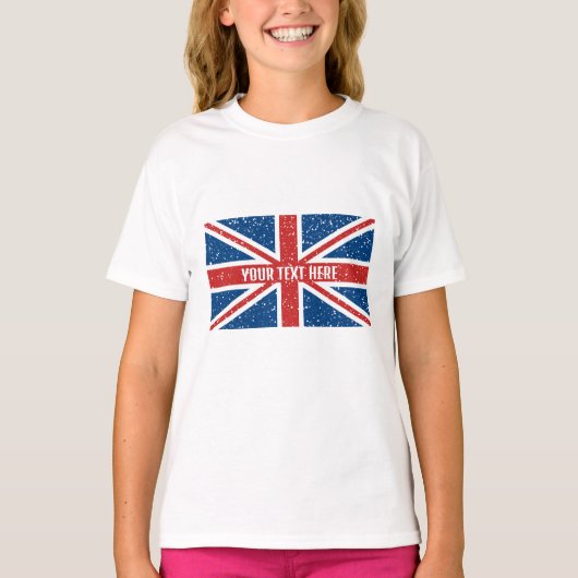 Personalisierter Jack-T - Shirt der British Union (Vorderseite)