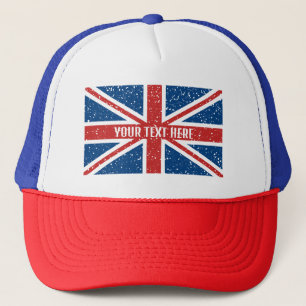 Personalisierter Jack-T - Shirt der British Union Truckerkappe