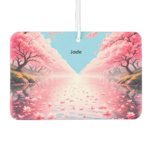 Personalisierter "Jade" Kirschblüten-Luftverbesser Autolufterfrischer