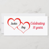 Personalisierter Jahrestag (Vorderseite)