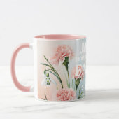 Personalisierter Januar Geburtsmonat Blume Christl Tasse (Links)
