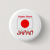 Personalisierter Japan-Flagge-Erbe-Button-Anstecke Button (Vorderseite)