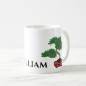 Personalisierter japanischer Bonsai Tree Kaffeetasse (VorderseiteRechts)