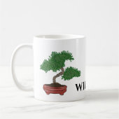 Personalisierter japanischer Bonsai Tree Kaffeetasse (Links)