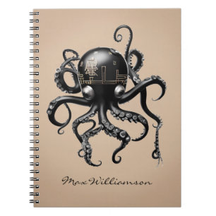Personalisierter Japanischer Oktopus Notizblock