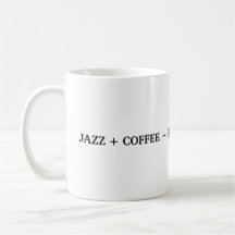 Personalisierter Jazz Coffee Beach Sonnenuntergang