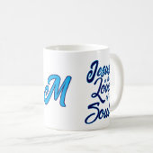 Personalisierter Jesus Lover von meinem Soul Kaffe Kaffeetasse (VorderseiteRechts)