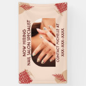 Personalisierter jetzt Nail Salon-Spezialist Banner (Vertikal)