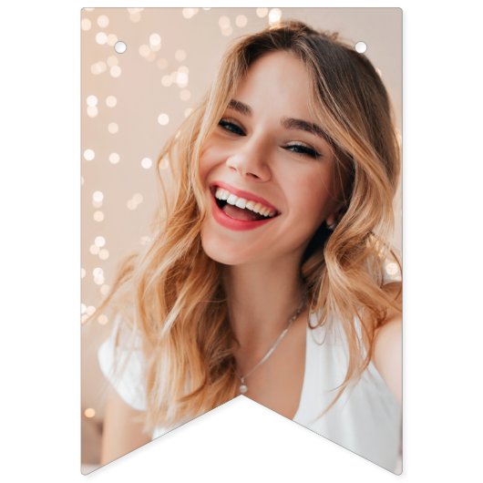 Personalisierter Jubiläumsammer Wimpelkette (Erste Fahne)