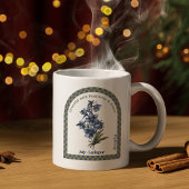 Personalisierter Juli Geburtsmonat Blume Kaffeetasse