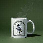 Personalisierter Juli Geburtsmonat Blume Kaffeetasse