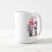 Personalisierter Juli Geburtsmonat Garten Gnome Kaffeetasse (VorderseiteRechts)