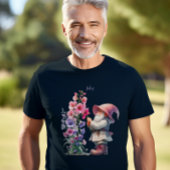 Personalisierter Juli Geburtsmonat Garten Gnome T-Shirt