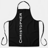 Personalisierter Jumbo-Fett-Name Farbe oder Schwar Schürze (Vorderseite)