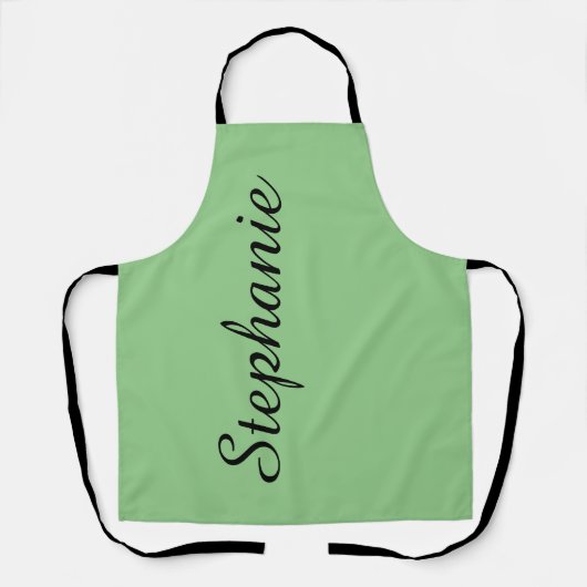 Personalisierter Jumbo-Script-Name Wählen Sie Ihre Schürze (Vorderseite)