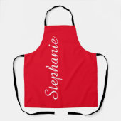 Personalisierter Jumbo-Script-Name Wählen Sie Ihre Schürze (Vorderseite)