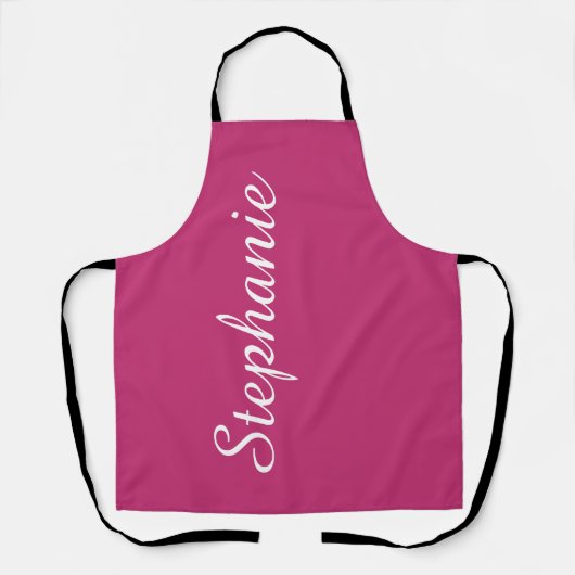 Personalisierter Jumbo-Script-Name Wählen Sie Ihre Schürze (Vorderseite)