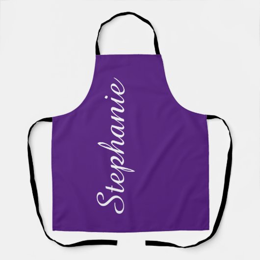 Personalisierter Jumbo-Script-Name Wählen Sie Ihre Schürze (Vorderseite)