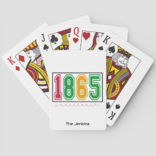 Personalisierter Juneteenth - Schwarze Geschichte Spielkarten
