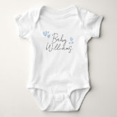 Personalisierter Junge Baby Strampler (Vorderseite)