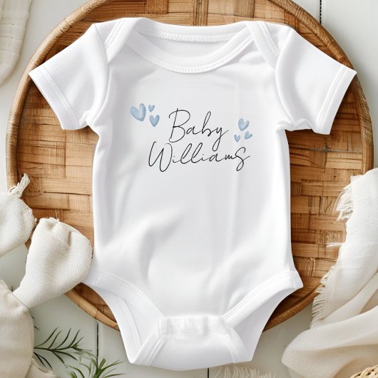 Personalisierter Junge Baby Strampler