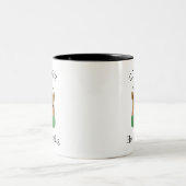 Personalisierter Junge oder Mädchen Weihnachten He Zweifarbige Tasse (Mittel)