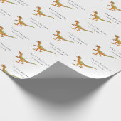 Personalisierter Jungenname Alles Gute zum Geburts Geschenkpapier (Ecke)