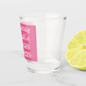 Personalisierter Junggeselinnen-Abschied Bride in  Schnapsglas (Rechts)