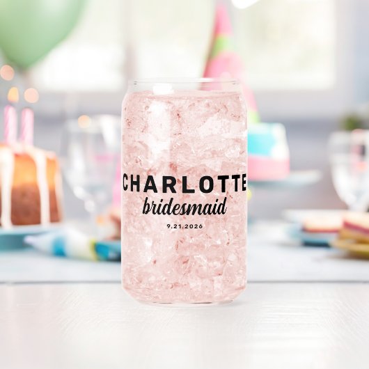 Personalisierter Junggeselinnen-Abschied Dosenglas (Insitu (Geburtstag))
