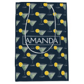 Personalisierter Junggeselinnen-Abschied Papierges Mittlere Geschenktüte (Vorderseite)