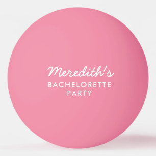 Personalisierter Junggeselinnen-Abschied Pong Ball Tischtennisball