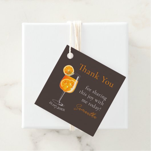 Personalisierter Junggeselinnen-Abschied Vielen Da Geschenkanhänger (Beispiel)