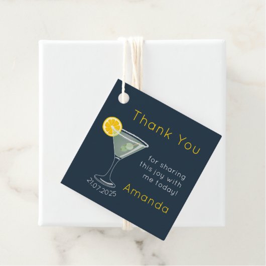 Personalisierter Junggeselinnen-Abschied Vielen Da Geschenkanhänger (Beispiel)