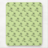 Personalisierter Juni Honeysuckle Birth Blume Gesc Mousepad (Vorne)