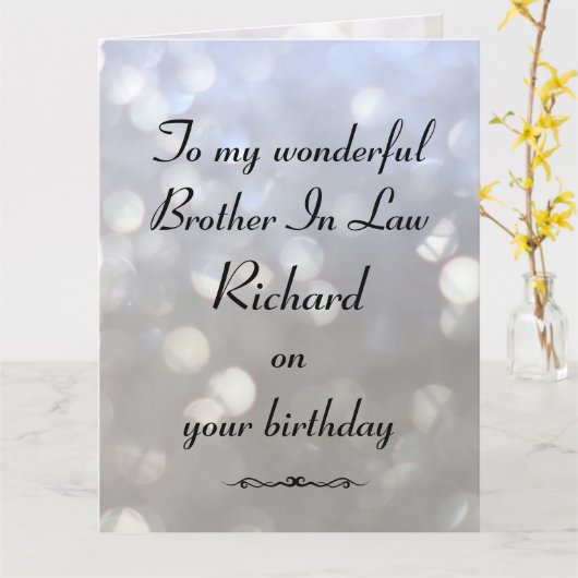 Personalisierter Jurist Karte (Gelbe Blume)