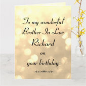 Personalisierter Jurist Karte (Gelbe Blume)