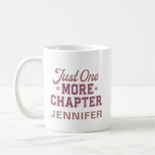 Personalisierter Just-One-More-Chapter-Becher für  Kaffeetasse