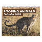 Personalisierter Kackend Tierkalender 2025 Kalender (Titelbild)