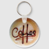 Personalisierter Kaffee auf Schaumstoff geschriebe Schlüsselanhänger (Vorderseite)