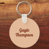 Personalisierter Kaffee auf Schaumstoff geschriebe Schlüsselanhänger (Rückseite)