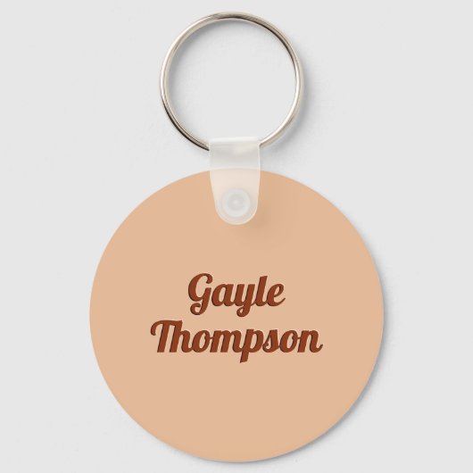 Personalisierter Kaffee auf Schaumstoff geschriebe Schlüsselanhänger (Rückseite)