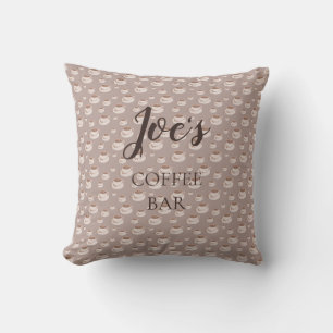 Personalisierter Kaffee-Bar Kissen