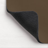 Personalisierter Kaffee Brown Single gefärbt Mousepad (Ecke)