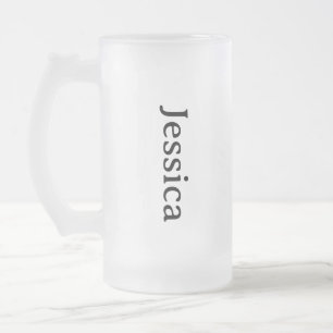 Personalisierter Kaffee-Cup, individueller Bier ka Mattglas Bierglas