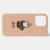 Personalisierter Kaffee-Cup mit Herzschaum Case-Mate iPhone Hülle (Rückseite (Horizontal))