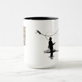 personalisierter Kaffee "Gone Fish'n" Tasse (Zentrum)